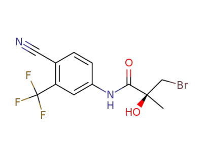 (S)-(-)-3-bromo-2-hydroxy-2-methyl-N-[(4-cyano-3-(trifluoromethyl)phenyl)]propanamide