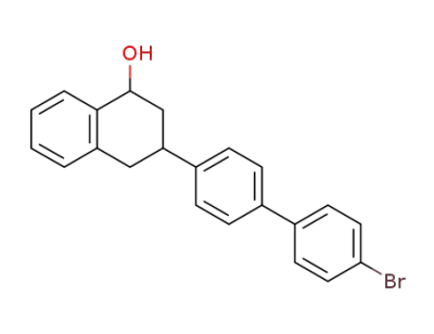 (+/-)-cis/trans-3-(4''-Bromobiphenyl-4'-yl)-1,2,3,4-tetrahydronaphthalen-1-ol