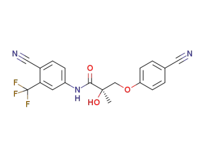 (R)-N-(4-cyano-3-(trifluoromethyl)phenyl)-3-(4-cyanophenoxy)-2-hydroxy-2-methylpropanamide
