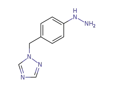 4-(1,2,4-triazol-1-ylmethyl)phenylhydrazine