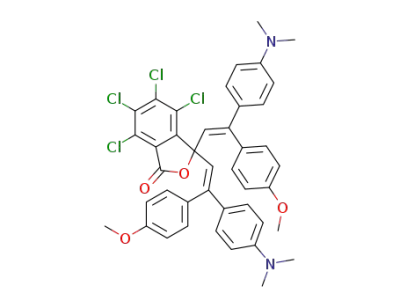 3,3-bis[2-(p-dimethylaminophenyl)-2-(p-methoxyphenyl)ethenyl]-4,5,6,7-tetrachlorophthalide