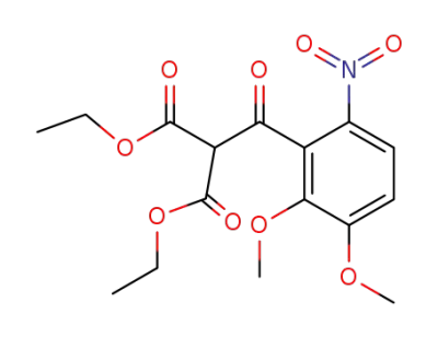 diethyl 2-(2,3-dimethoxy-6-nitrobenzoyl)-propanedioate