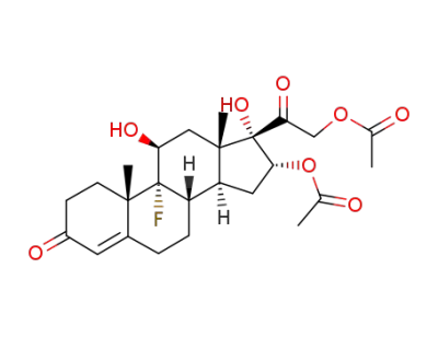 16α,21-Diacetoxy-9α-fluoro-11β,17α-dihydroxpregn-4-ene-3,20-dione